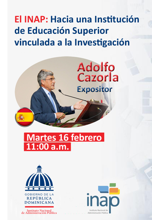 Programa de la conferencia que impartió el Dr. Adolfo Cazorla Programa de la conferencia que impartió el Dr. Adolfo Cazorla
