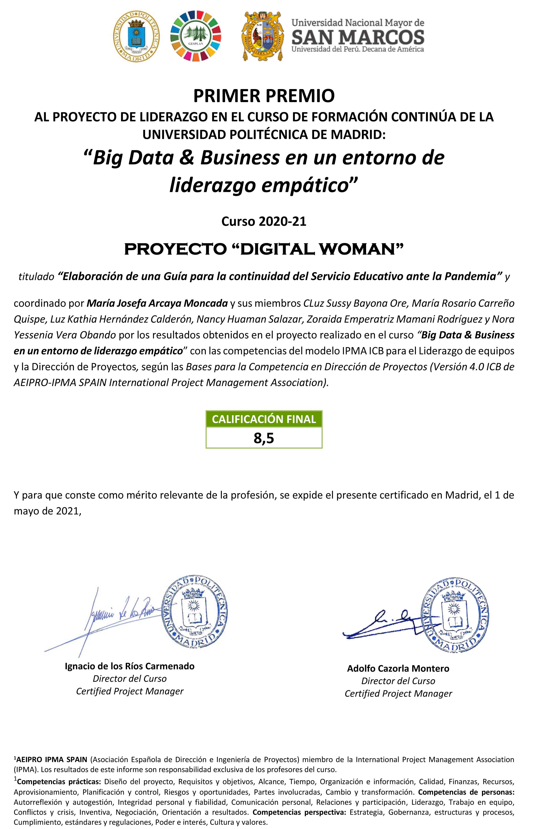 1º mejor proyecto 1º mejor proyecto