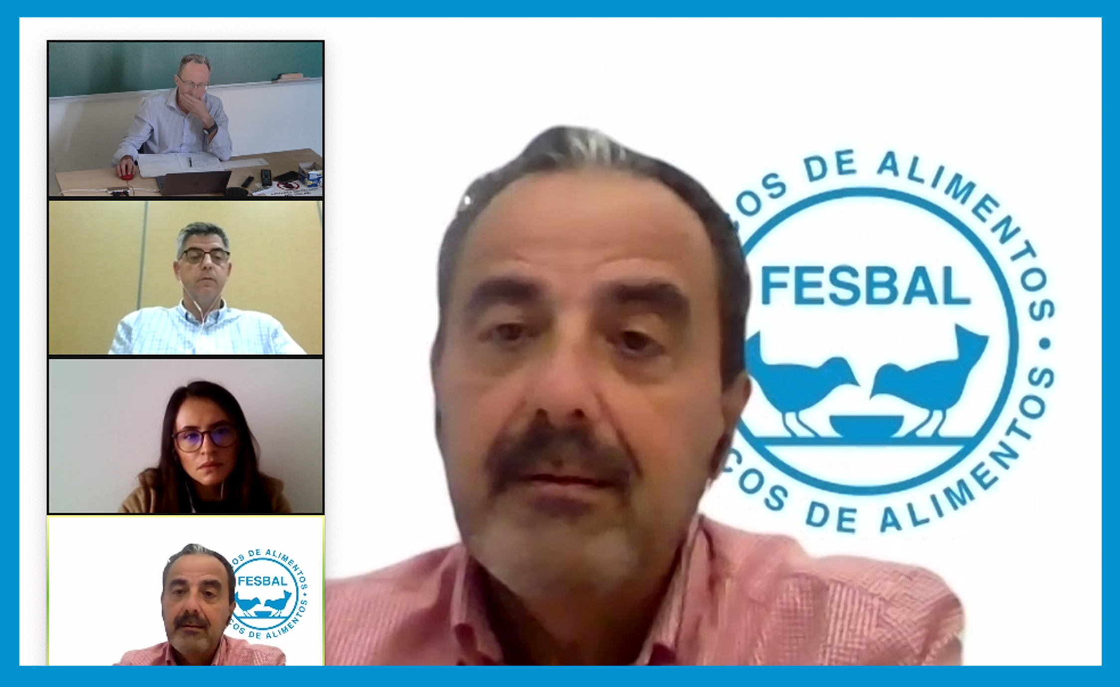 Momento del webinar con la exposición de D. Francisco Greciano Momento del webinar con la exposición de D. Francisco Greciano
