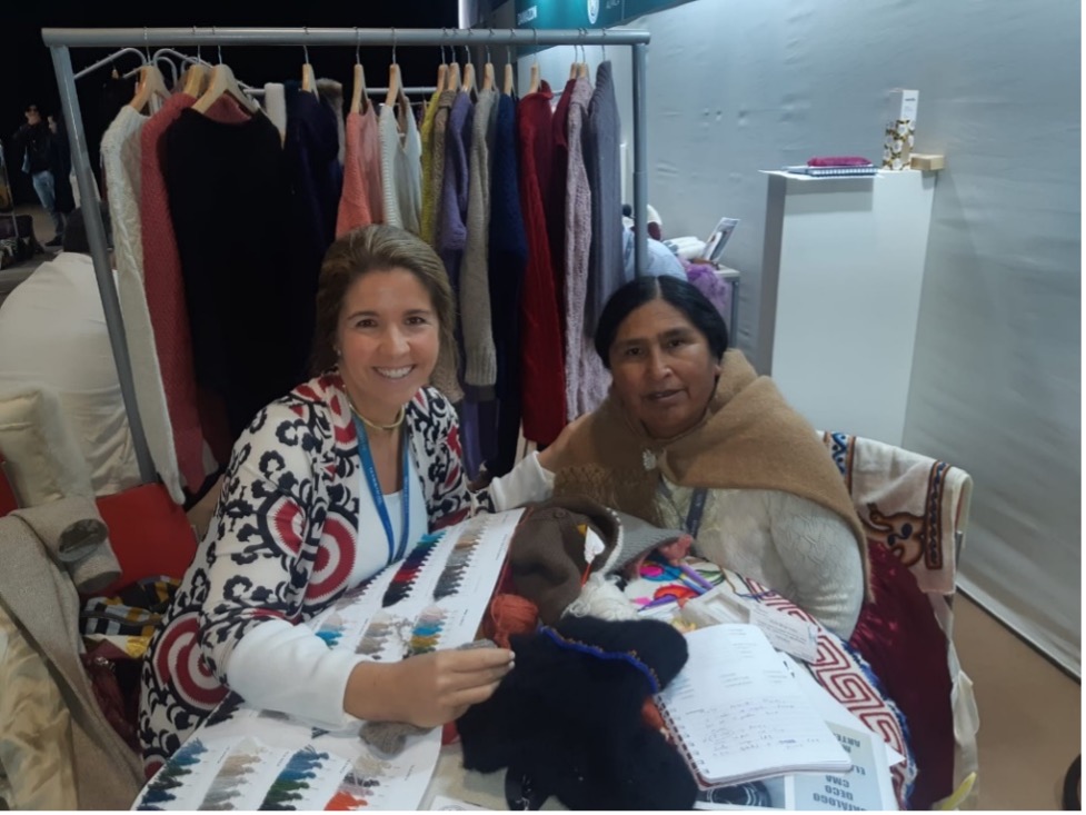 Stand de la CMA en la zona de Alpaca PeruModa 2022 Stand de la CMA en la zona de Alpaca PeruModa 2022