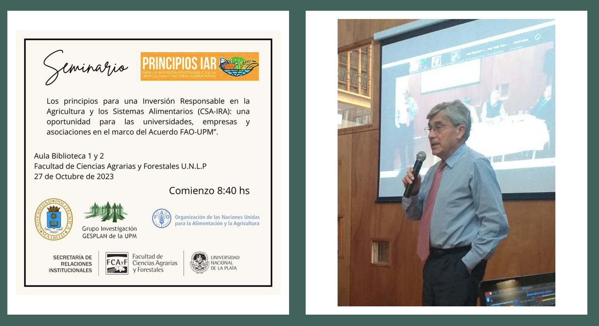 Intervención del Dr. Adolfo Cazorla en el Seminario Intervención del Dr. Adolfo Cazorla en el Seminario