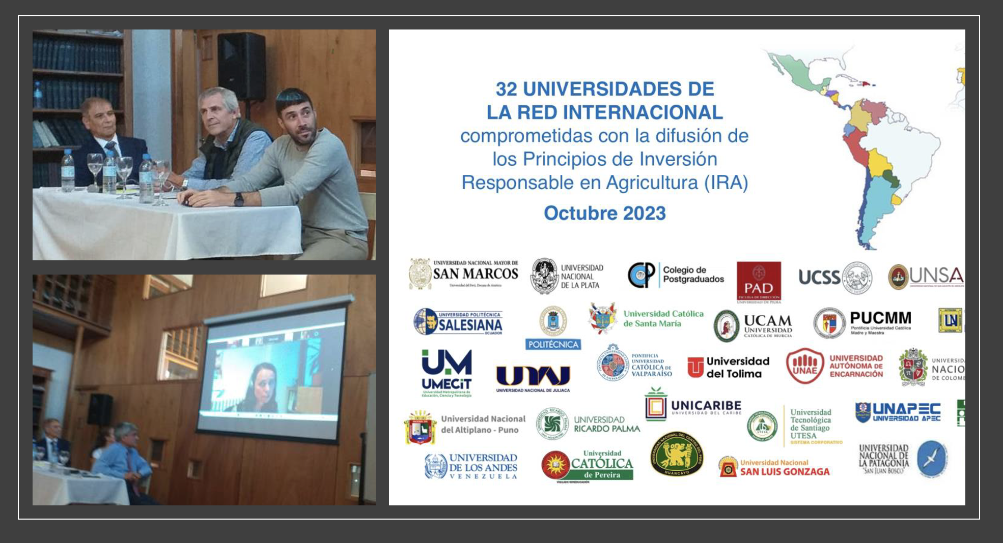 Dr Ricardo Sttrata (por la empresa Martino y Almonte), Gastón Zappala (Banco de Alimentos de la Plata) y Carlos Roggero (SO.PRO.SER) Dr Ricardo Sttrata (por la empresa Martino y Almonte), Gastón Zappala (Banco de Alimentos de la Plata) y Carlos Roggero (SO.PRO.SER)