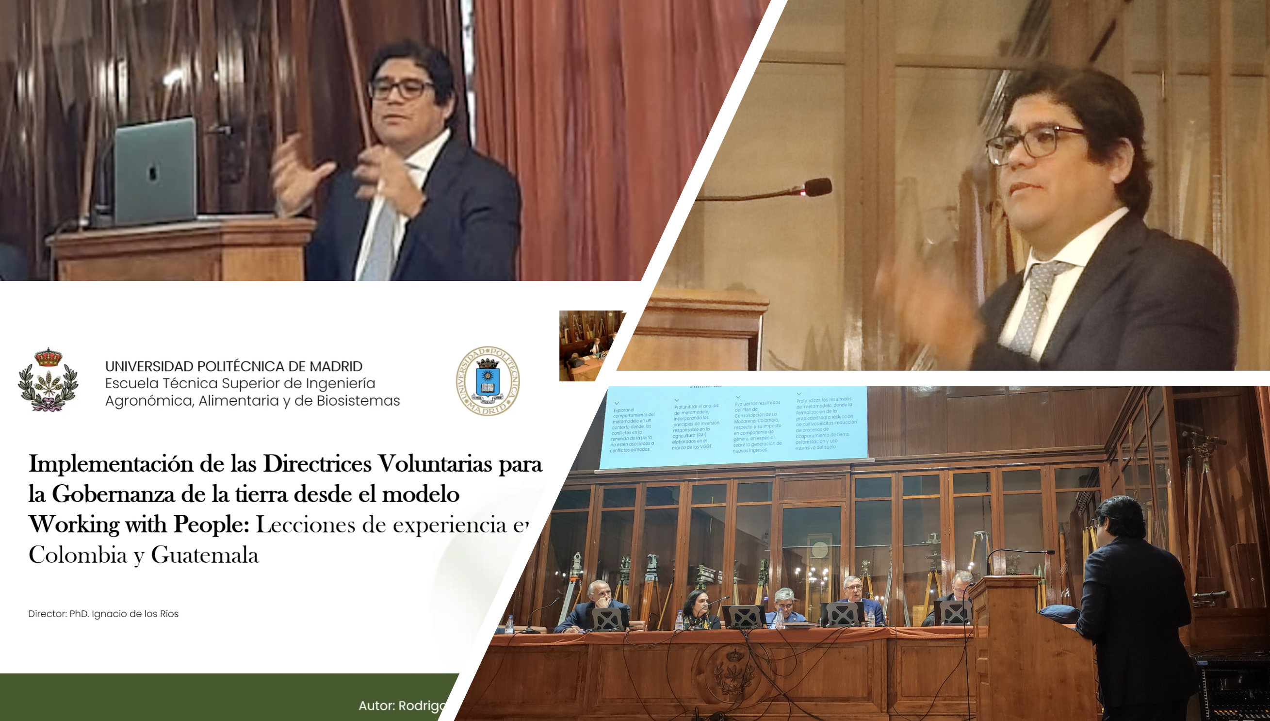 Momentos de la defensa de la Tesis Doctoral Momentos de la defensa de la Tesis Doctoral